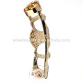 Estilo coreano precio barato moda popular rhinestone mancuerna cuff